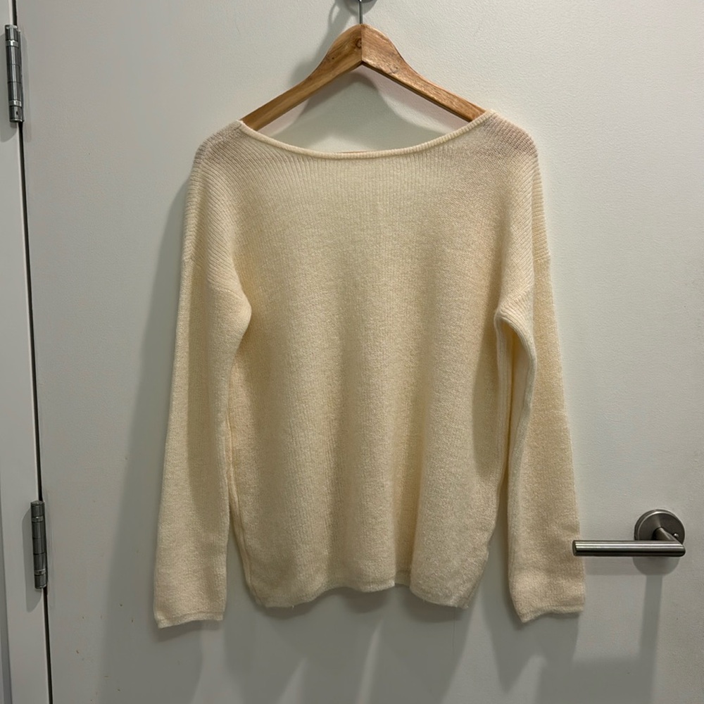 Sezane Barry Sweater - Ecru / Off White
